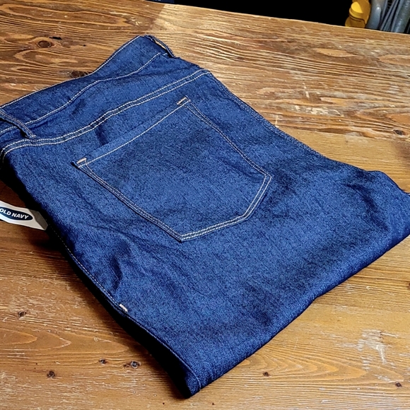 LONG Mid-Rise Dark-Wash Plus-Size Super Skinny Ankle Jeans NWT 28 long - Picture 10 of 11